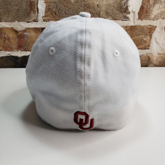 Vintage Nike Small Check Swoosh Oklahoma Sooners Dad Hat One size M/L Football - Picture 4 of 6